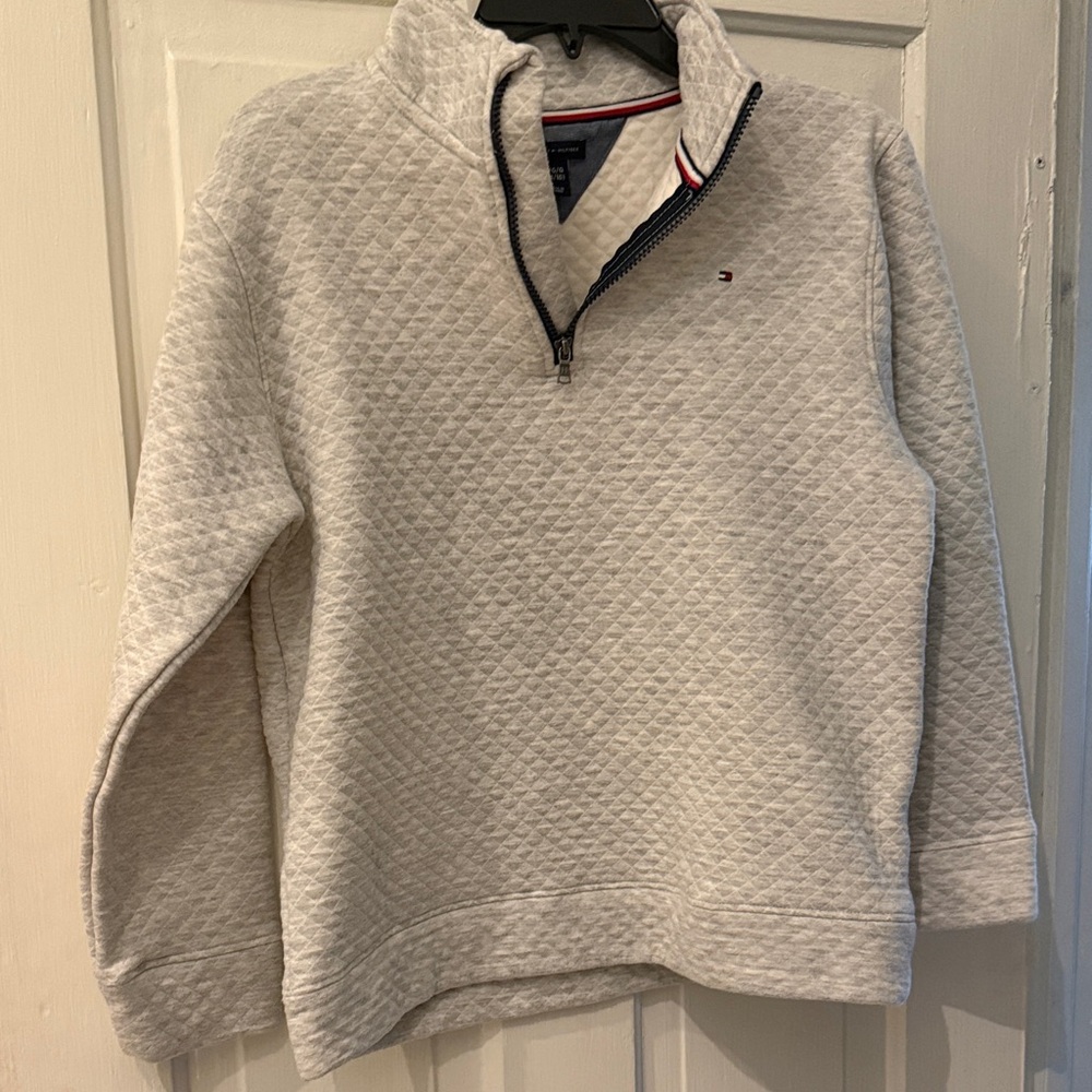 Boys Tommy Hilfiger pullover, half zip